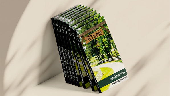 an image of a stack of joannes new book